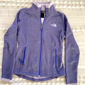 North Face zip up sweater